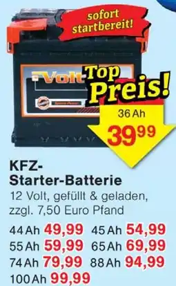 Wiglo Wunderland KFZ- Starter-Batterie 36 Ah Angebot