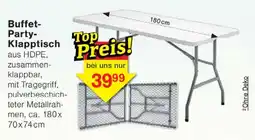 Wiglo Wunderland Buffet- Party- Klapptisch Angebot