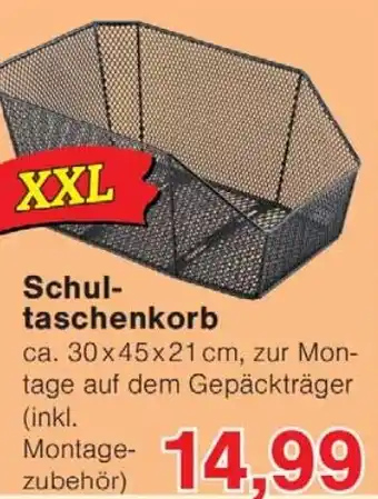 Wiglo Wunderland Schultaschenkorb Angebot