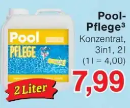 Wiglo Wunderland Pool- Pflege Angebot