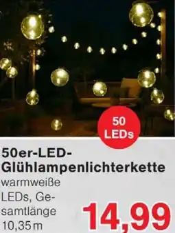 Wiglo Wunderland 50er-LED- Glühlampenlichterkette Angebot