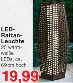 Wiglo Wunderland LED- Rattan- Leuchte Angebot