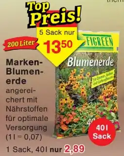 Wiglo Wunderland PROFIGREEN Marken- Blumenerde Angebot