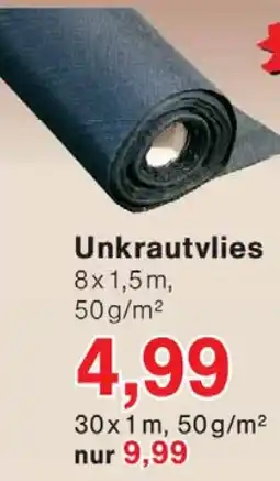 Wiglo Wunderland Unkrautvlies Angebot