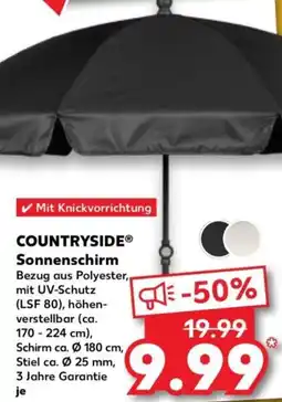 Kaufland COUNTRYSIDE Sonnenschirm Angebot