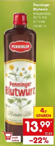 Netto Marken-Discount Penninger Blutwurz Angebot