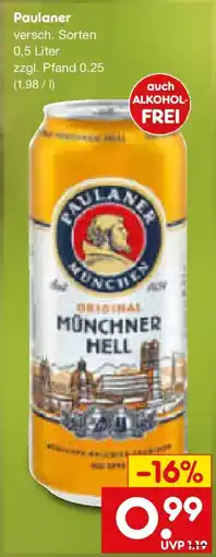 Netto Marken-Discount Paulaner Angebot