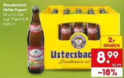 Netto Marken-Discount Staudenland Helles Export Angebot