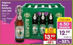 Netto Marken-Discount Allgäuer Büble Edelbräu oder Hell Angebot
