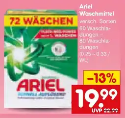 Netto Marken-Discount Ariel Waschmittel Angebot