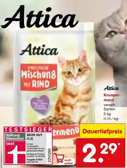 Netto Marken-Discount Attica Knuspermenü Angebot