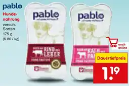 Netto Marken-Discount pablo Hundenahrung Angebot
