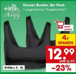 Netto Marken-Discount Hello Sloggi Damen Bustier, 2er Pack Angebot