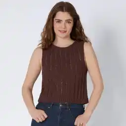 NKD Damen-Top in Ajour-Strick Angebot