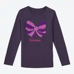 NKD Kinder-Mädchen-Langarmshirt mit Wendepailletten Angebot