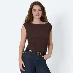 NKD Damen-T-Shirt mit Crepe-Struktur Angebot