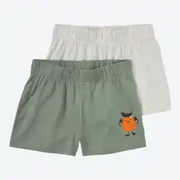 NKD Kinder-Mädchen-Shorts mit elastischem Bund, 2er-Pack Angebot