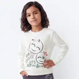 NKD Kinder-Mädchen-Sweatshirt mit Front- und Rückenaufdruck Angebot