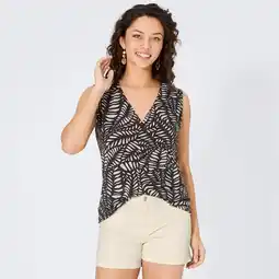 NKD Damen-Wickeltop mit Crêpe-Struktur Angebot