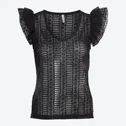 NKD Damen-T-Shirt in Ajour-Strick Angebot