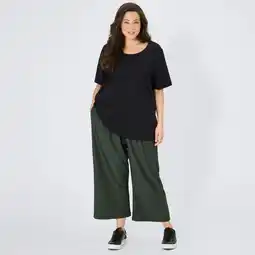 NKD Damen-Hose aus Crincle-Stoff, 7/8 Länge, große Größen Angebot