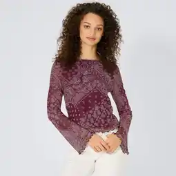 NKD Damen-Langarmshirt mit Trompetenärmeln Angebot