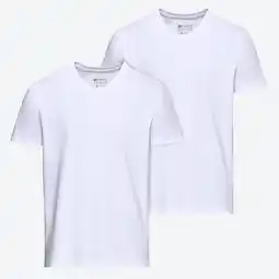 NKD Herren-T-Shirt mit V-Ausschnitt, 2er-Pack Angebot