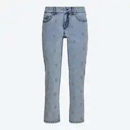 NKD Damen-Caprijeans mit Allover-Stickerei Angebot
