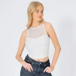 NKD Damen-Top mit Spitze Angebot