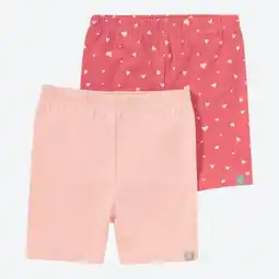 NKD Baby-Mädchen-Radlerhose mit hohem Baumwollanteil, 2er-Pack Angebot