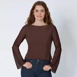 NKD Damen-Langarmshirt mit Trompetenärmeln Angebot