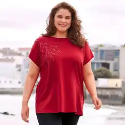 NKD Damen-T-Shirt mit U-Bootausschnitt, große Größen Angebot