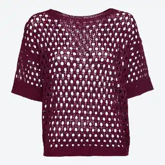 NKD Damen-Grobstrickpullover mit kurzen Armen Angebot