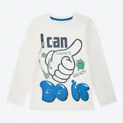 NKD Kinder-Jungen-Langarmshirt mit Frontaufdruck Angebot