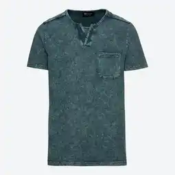 NKD Herren-T-Shirt mit Henley-Ausschnitt Angebot