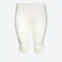 NKD Damen-Capri-Leggings mit Raffung, große Größen Angebot