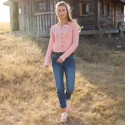 NKD Damen-Trachten-Capri-Jeans mit Stickerei Angebot