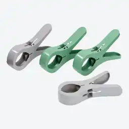 NKD Handtuch-Clips, 4er-Pack, ca. 13x7x2,3 cm Angebot