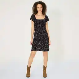 NKD Damen-Kleid mit Rüschen am Ausschnitt Angebot