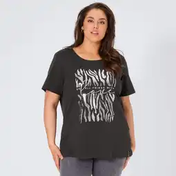 NKD Damen-T-Shirt mit Frontaufdruck, große Größen Angebot