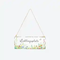 NKD Wanddeko-Schild Lieblingsplatz, ca. 20x8 cm Angebot