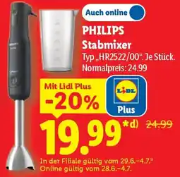 Lidl PHILIPS Stabmixer Angebot