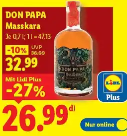Lidl DON PAPA Masskara Angebot
