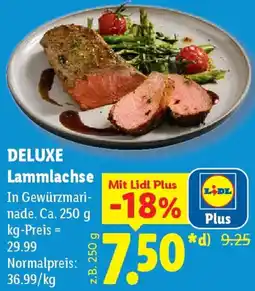 Lidl DELUXE Lammlachse Angebot