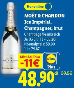 Lidl MOËT & CHANDON Ice Impérial, Champagner, brut Angebot