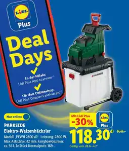 Lidl PARKSIDE Elektro-Walzenhäcksler Angebot