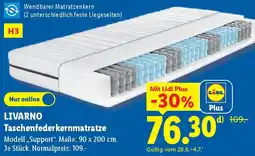 Lidl LIVARNO Taschenfederkernmatratze Angebot