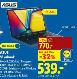 Lidl ASUS Vivobook Angebot