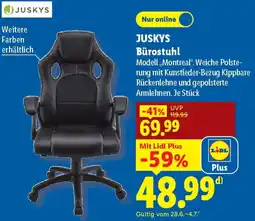Lidl JUSKYS Bürostuhl Angebot