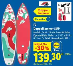 Lidl F2 Doppelkammer SUP Angebot